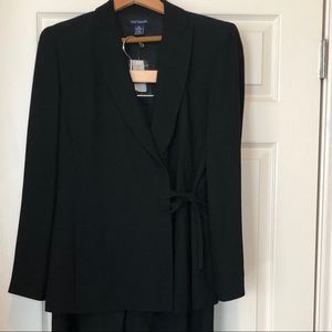 Ann Taylor Black Jacket with Tie Waist